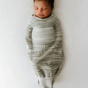 Swaddelini Gray Sleep Swaddle Sac Size Small 6-12 lbs